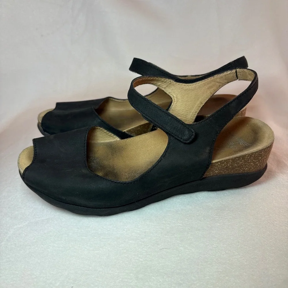 Dansko black leather